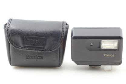 *Top MINT w/ Case* Konica HX-14 Auto Shoe Mount Strobe Flash Camera From JAPAN