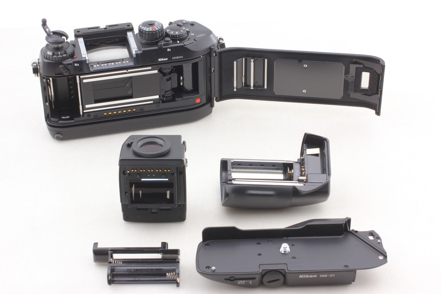 S/N 255xxxx *Almost Unused in Box* Nikon F4S 35mm Film Camera MB-21 From JAPAN