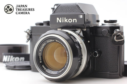 *N MINT* Nikon F2 Photimic DP-1 Black Camera Nikkor-S 50mm F1.4 Lens From JAPAN