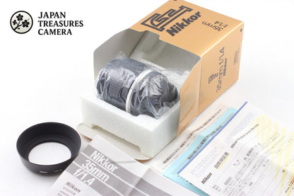 SIC 600xxx *Unused in Box w/ Hood* Nikon Ai-s Nikkor 35mm F1.4 Lens From JAPAN