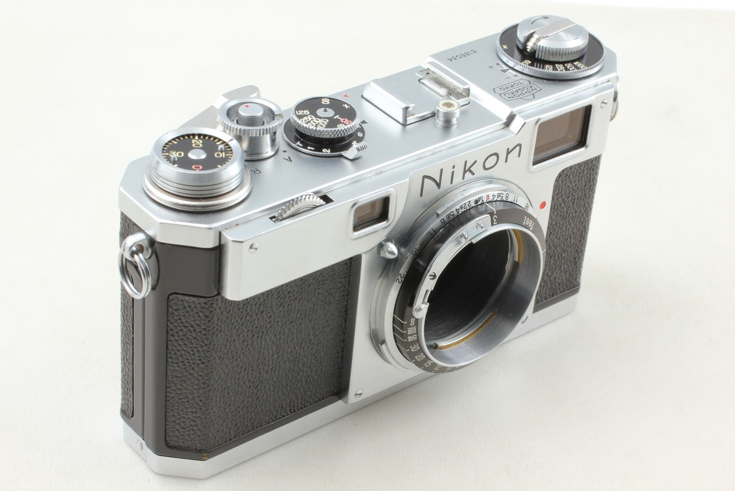 Late Black Dial *MINT w/ Case* Nikon S2 Rangefinder Film Camera Body From JAPAN