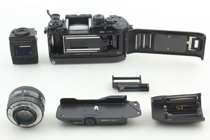 No Leak *MINT+++* Nikon F4S SLR 35mm Film Camera AF 50mm F1.4 D Lens From JAPAN
