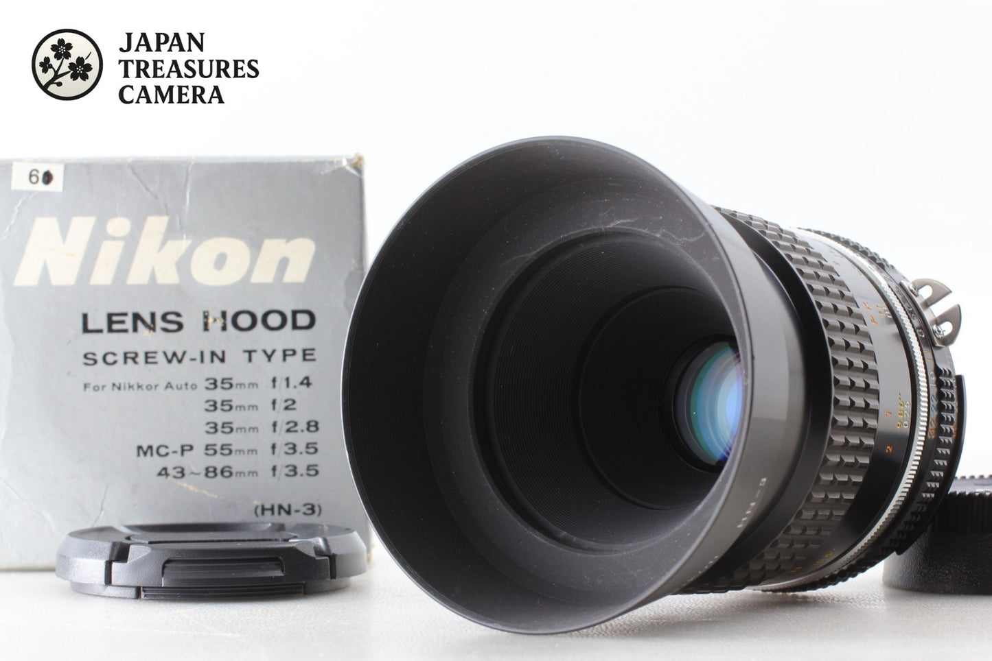 *MINT+++ w/ Hood* Nikon Ai-s Ais Micro Nikkor 55mm F2.8 MF Macro Lens From JAPAN