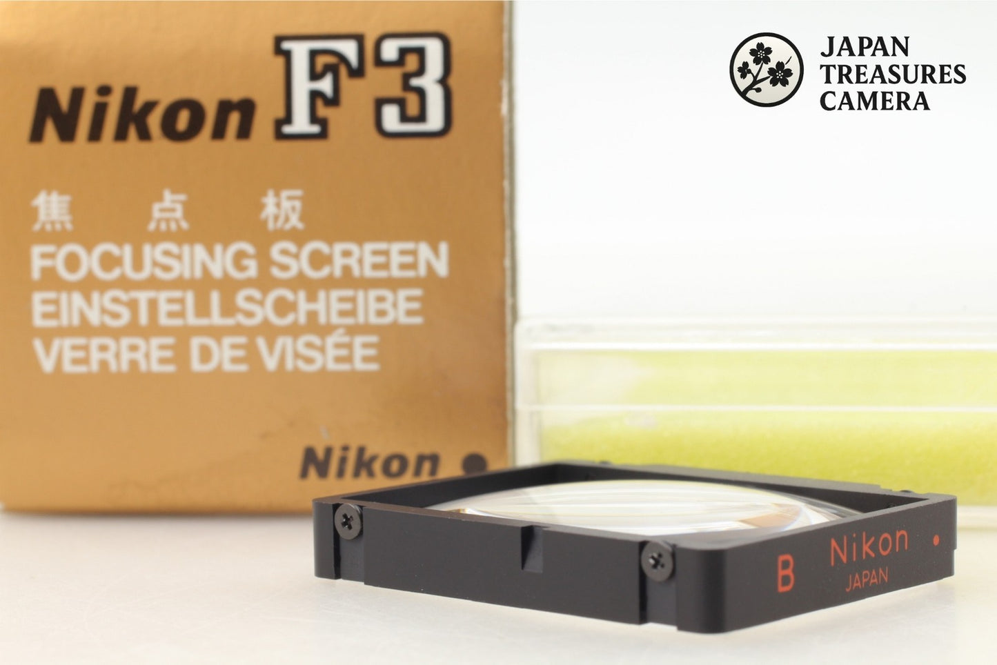 *Almost Unused in Box* Nikon F3 Focusing Screen Type B Red Dot F3 HP From JAPAN