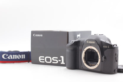 Rare *Almost Unused in Box w/ Strap* Canon EOS-1 SLR 35mm Film Camera From JAPAN