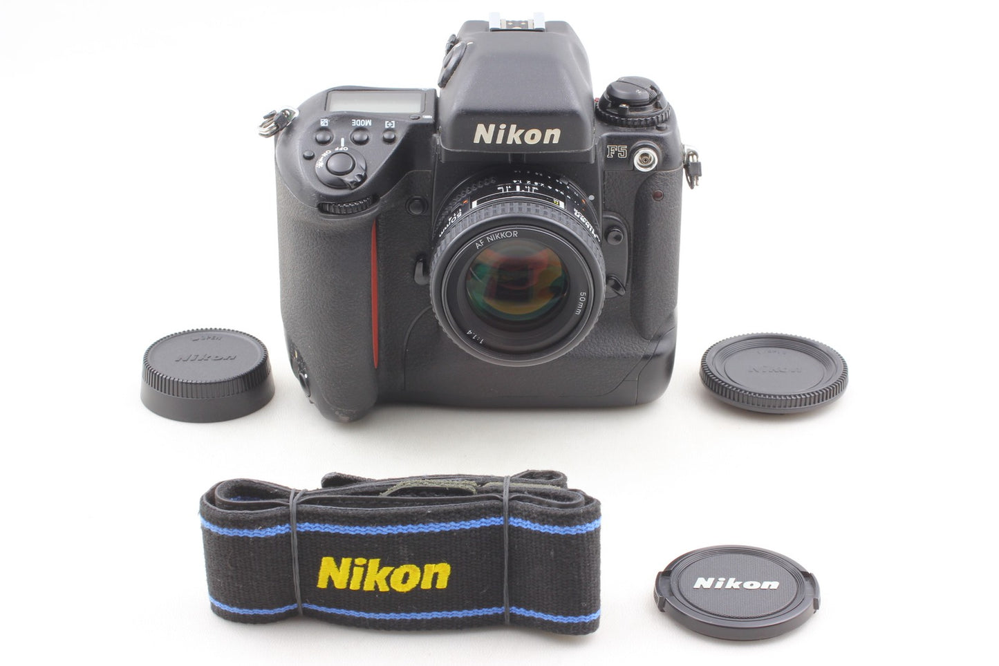 *Near MINT w/ Strap* Nikon F5 SLR 35mm Film Camera AF 50mm F1.4 Lens From JAPAN