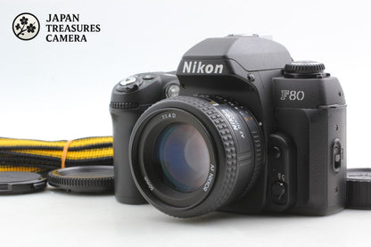 *Top MINT+++ w/Strap* Nikon F80 D 35mm Film Camera AF 50mm F1.4D Lens From JAPAN