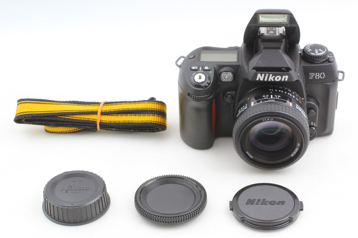 *Top MINT+++ w/Strap* Nikon F80 D 35mm Film Camera AF 50mm F1.4D Lens From JAPAN