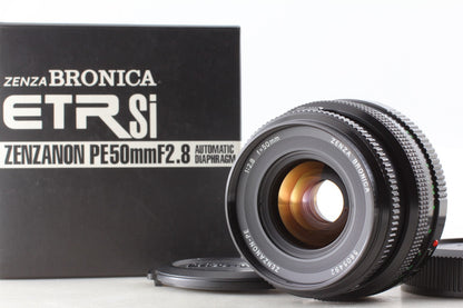 *Almost Unused in Box* Zenza Bronica Zenzanon PE 50mm F2.8 MF Lens From JAPAN