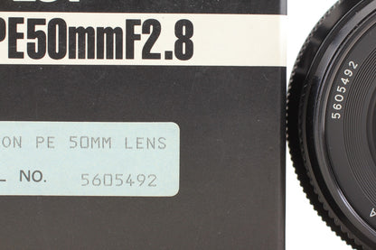 *Almost Unused in Box* Zenza Bronica Zenzanon PE 50mm F2.8 MF Lens From JAPAN