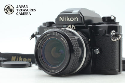 *N MINT /Strap* Nikon FA Black SLR 35mm Film Camera Ai 28mm f3.5 Lens From JAPAN