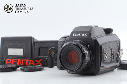 *N MINT+++* PENTAX 645 NII N II Camera SMC A 75mm F2.8 Lens 120 Film Back JAPAN