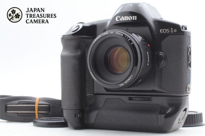 *N MINT+++* Canon EOS-1N HS SLR 35mm Film Camera EF 50mm F1.8 II Lens From JAPAN