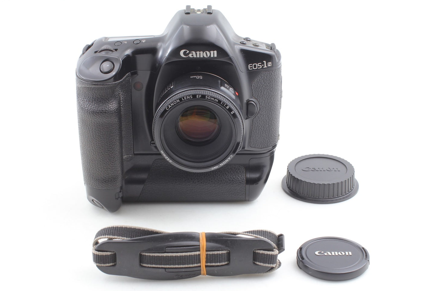 *N MINT+++* Canon EOS-1N HS SLR 35mm Film Camera EF 50mm F1.8 II Lens From JAPAN
