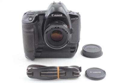 *N MINT+++* Canon EOS-1N HS SLR 35mm Film Camera EF 50mm F1.8 II Lens From JAPAN