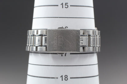 Vintage Seiko 5 7S26-02W0 39mm White Dial Day-Date Automatic Mens Watch JAPAN