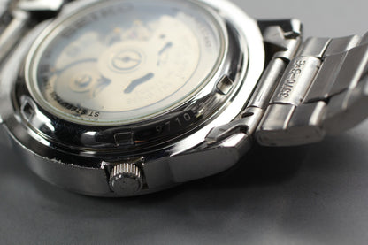 Vintage Seiko 5 7S26-02W0 39mm White Dial Day-Date Automatic Mens Watch JAPAN