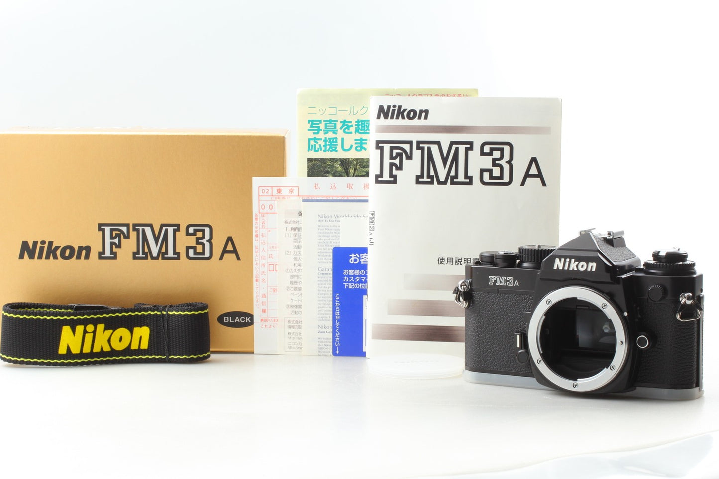 S/N 287xxx *Unused in Box* Nikon FM3A Black SLR 35mm Film Camera Body From JAPAN