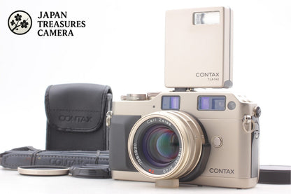 Green Label MINT+++ CONTAX G1 Camera Planar 45mm F2 Lens TLA140 Flash From JAPAN