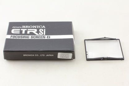 *Unused in Box* Zenza Bronica ETR Si Focusing Screen-Ei Microprism Split JAPAN
