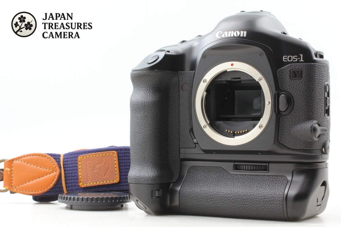 Count 050 *Top MINT w/ PB-E2* Canon EOS-1V HS SLR 35mm Film Camera From JAPAN
