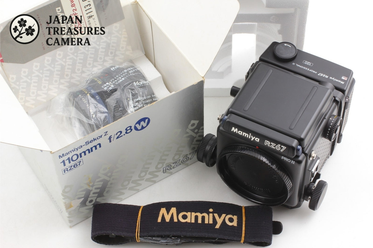*Top MINT* Mamiya RZ67 Pro II 6x7 Camera Sekor Z 110mm F2.8W 120 Film Back JAPAN
