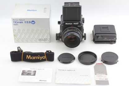 *Top MINT* Mamiya RZ67 Pro II 6x7 Camera Sekor Z 110mm F2.8W 120 Film Back JAPAN