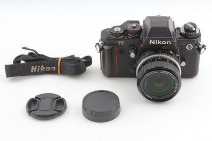 *Near MINT* Nikon F3 Eye Level SLR 35mm Film Camera Ai 28mm F3.5 Lens From JAPAN