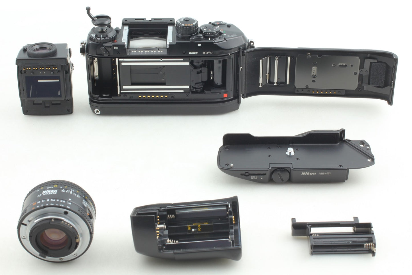 S/N 254xxxx *MINT+++ / MF-23* Nikon F4S Film Camera AF 50mm F1.8 Lens From JAPAN