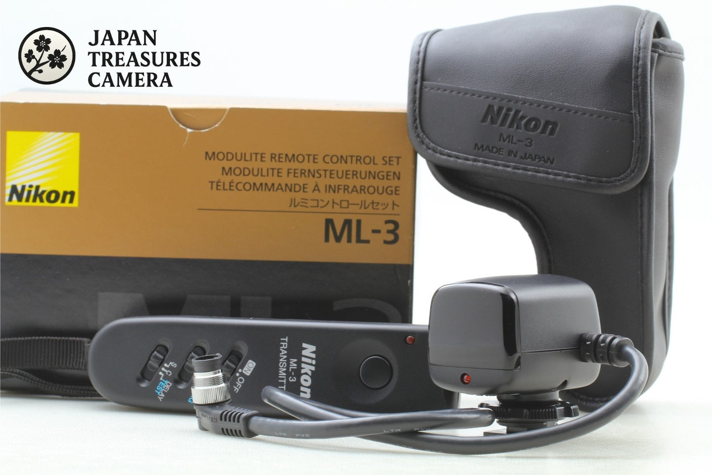 *Almost Unused in Box w/Case* Nikon ML-3 Modulite Remote Control Set From JAPAN