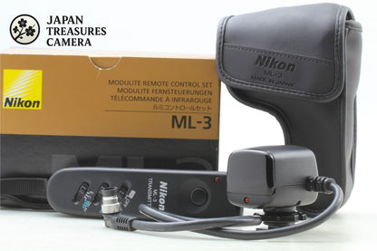 *Almost Unused in Box w/Case* Nikon ML-3 Modulite Remote Control Set From JAPAN