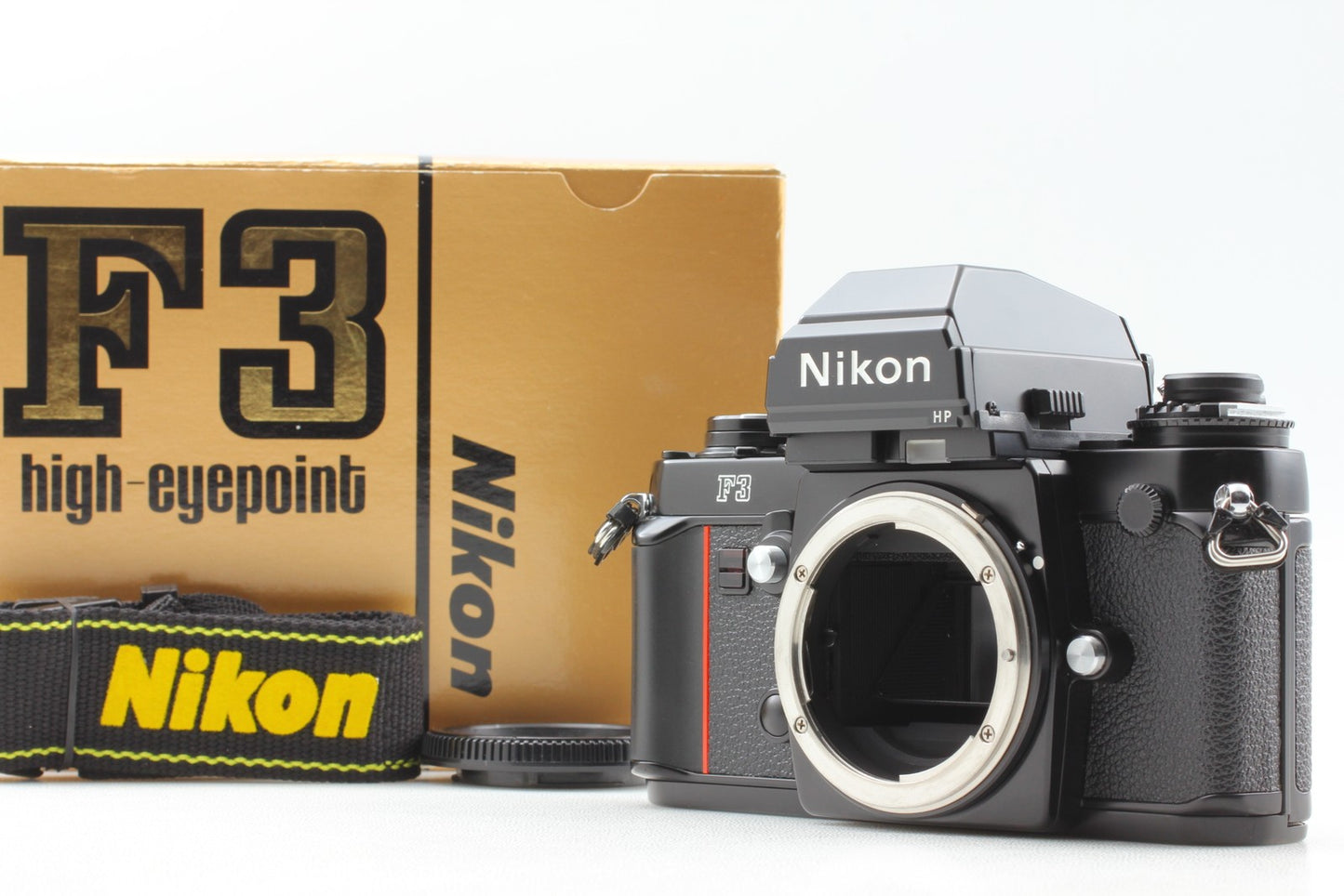 Late S/N 198xxxx *Top MINT w/ Strap* Nikon F3 HP SLR 35mm Film Camera From JAPAN