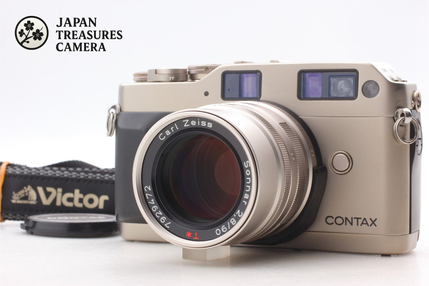 Green Label *Near MINT* CONTAX G1 Film Camera Sonnar 90mm F2.8 Lens From JAPAN