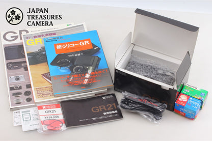 Full Set *MINT in Box* RICOH GR21 Point & Shoot 35mm Film Camera From JAPAN