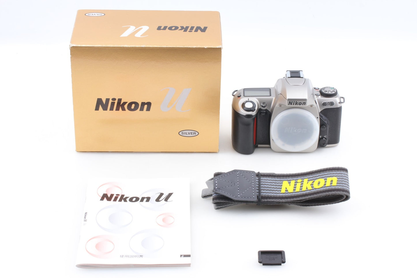 *Unused in Box w/ Strap* Nikon U Silver SLR 35mm Film Camera Body From JAPAN
