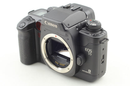 *Top MINT w/Strap* Canon EOS-55 35mm Film Camera EF 50mm F1.8 II Lens From JAPAN