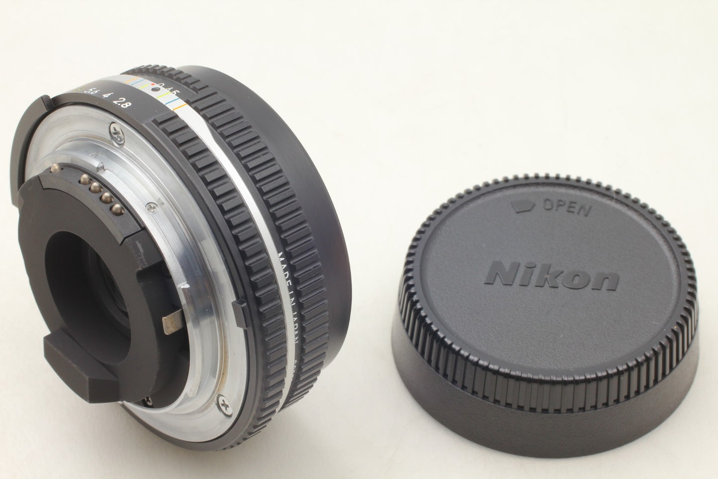 *Unused in Box* Nikon Ai-s Nikkor 45mm F2.8 P Black Pancake MF Lens From JAPAN