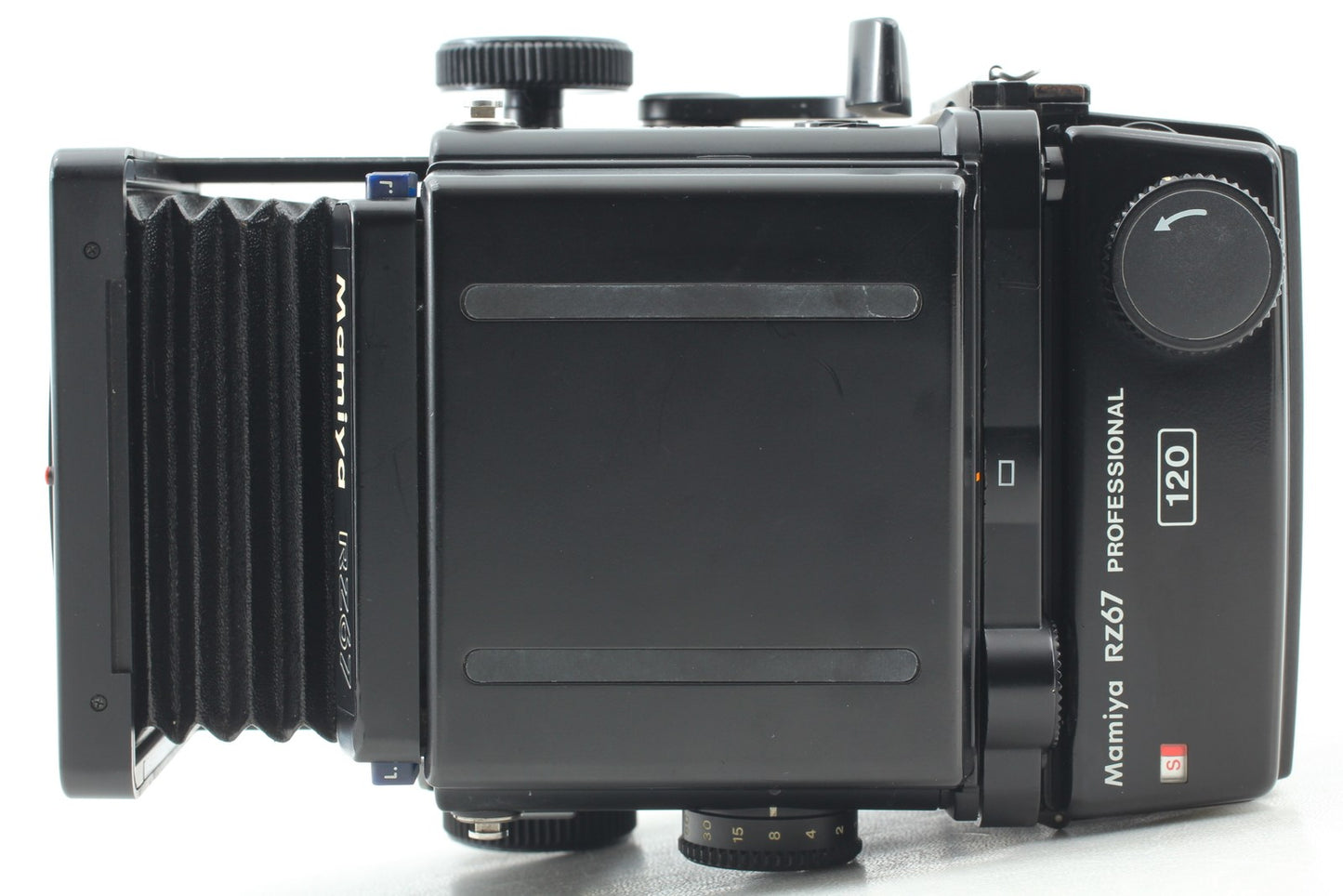 *Near MINT w/Hood* Mamiya RZ67 Pro Sekor Z 180mm F4.5 W Lens 120 Film Back JAPAN