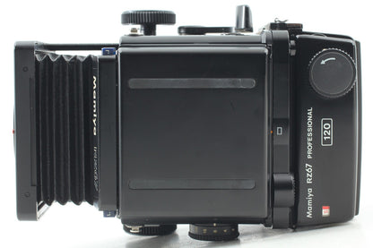 *Near MINT w/Hood* Mamiya RZ67 Pro Sekor Z 180mm F4.5 W Lens 120 Film Back JAPAN