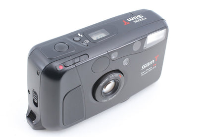*MINT* Kyocera Slim T Yashica T4 Black Point & Shoot 35mm Film Camera From JAPAN