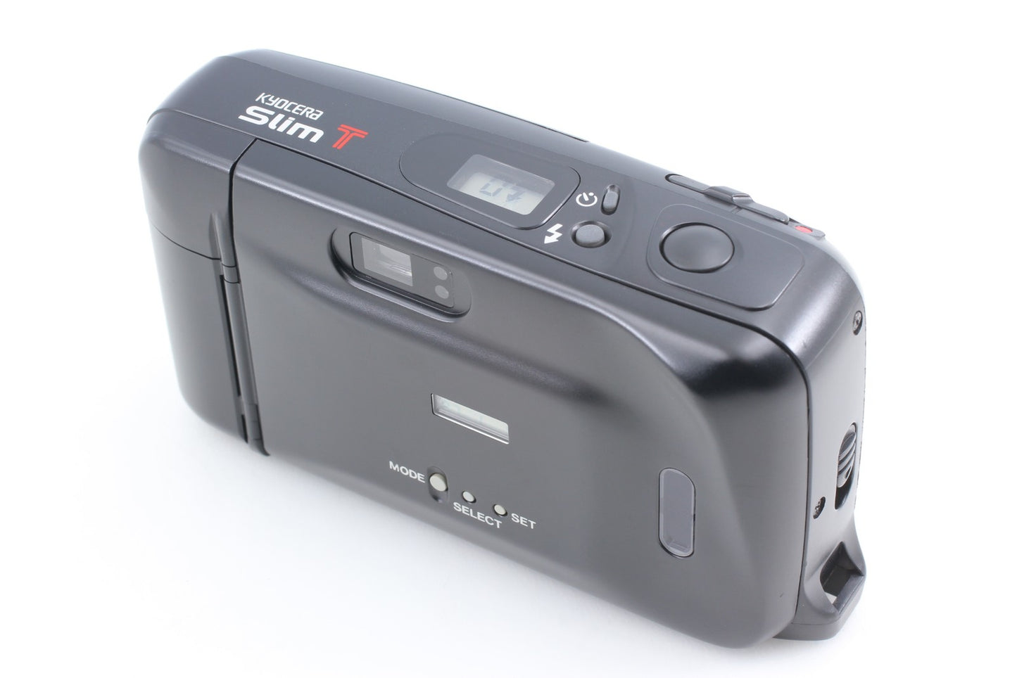 *MINT* Kyocera Slim T Yashica T4 Black Point & Shoot 35mm Film Camera From JAPAN