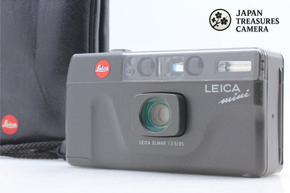*Exc+5 w/ Case Strap* Leica Mini Elmar Point & Shoot 35mm Film Camera From JAPAN
