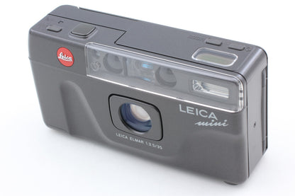 *Exc+5 w/ Case Strap* Leica Mini Elmar Point & Shoot 35mm Film Camera From JAPAN