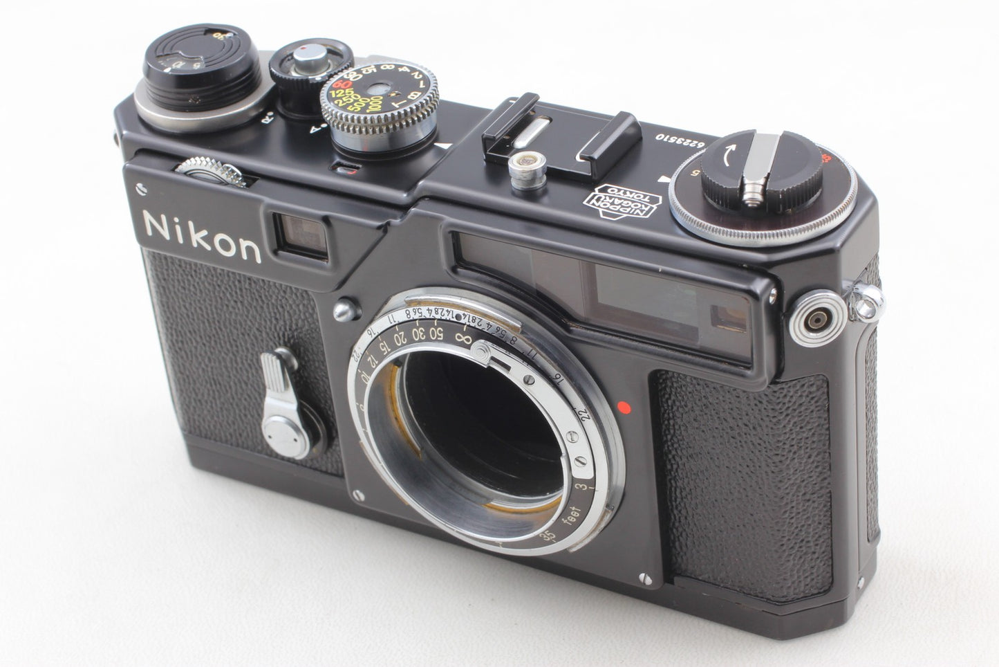 S/N 622xxxx *MINT* Nikon SP Black Rangefinder 35mm Film Camera Body From JAPAN