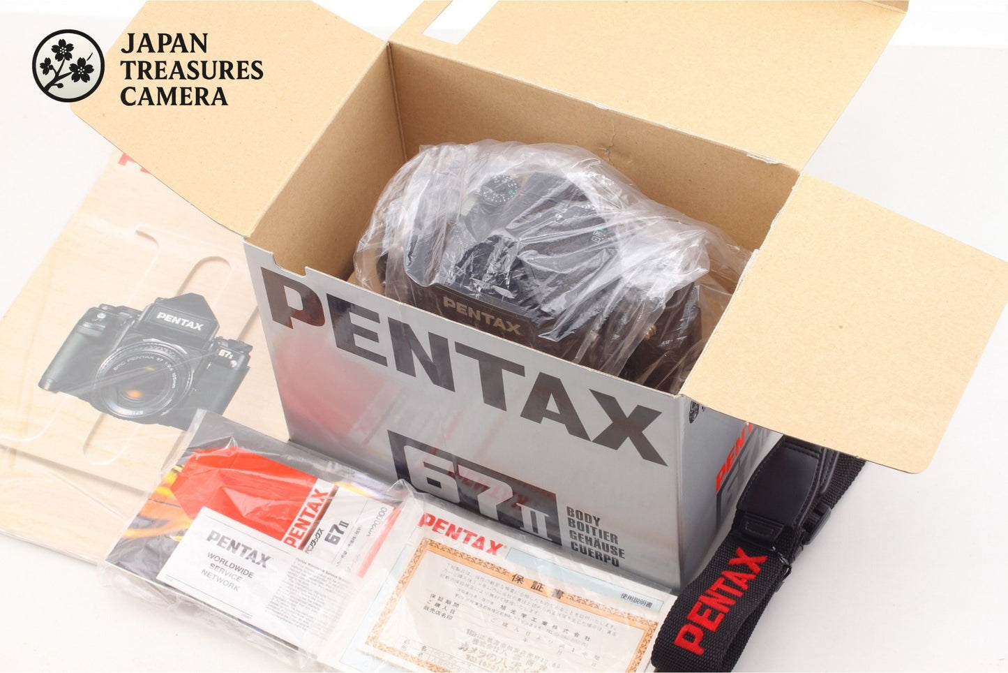 Rare 1/2 Shutter Converted *MINT in Box* Pentax 67 II AE Film Camera From JAPAN