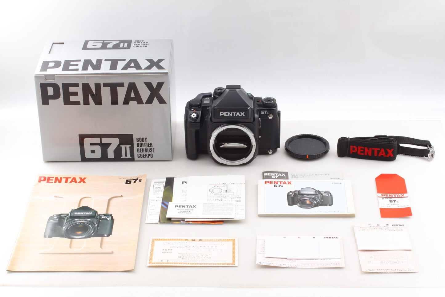 Rare 1/2 Shutter Converted *MINT in Box* Pentax 67 II AE Film Camera From JAPAN