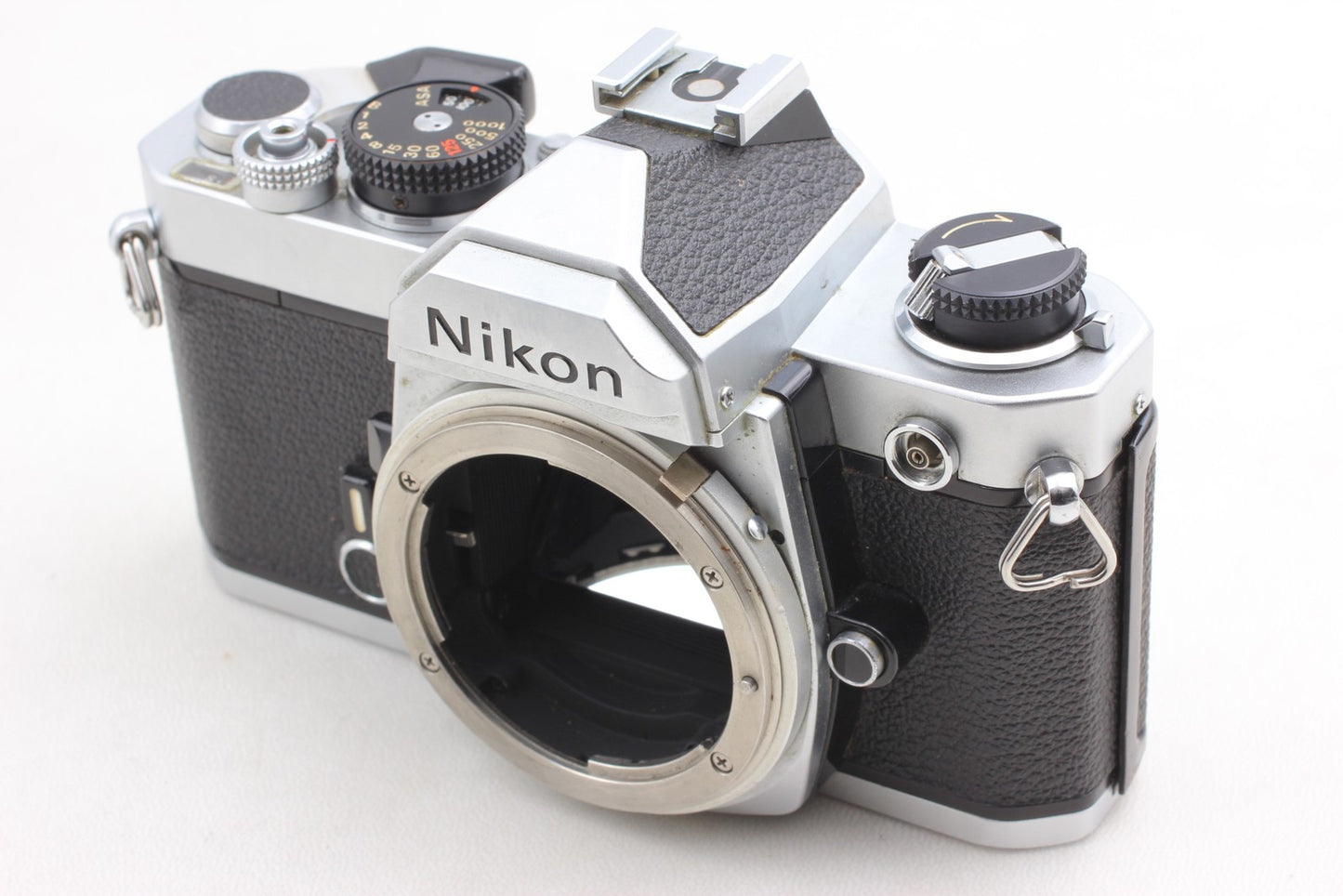 All Works *N MINT* Nikon FM Silver 35mm Film Camera Ai 50mm F1.4 Lens From JAPAN