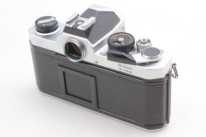 All Works *N MINT* Nikon FM Silver 35mm Film Camera Ai 50mm F1.4 Lens From JAPAN