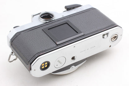 All Works *N MINT* Nikon FM Silver 35mm Film Camera Ai 50mm F1.4 Lens From JAPAN