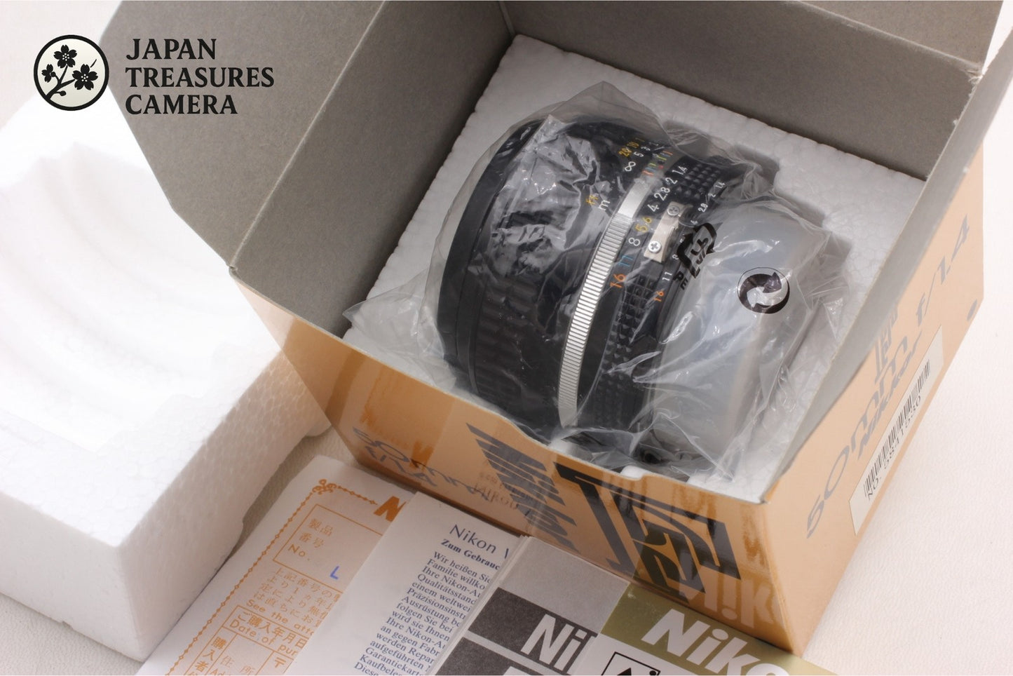 SIC S/N 584xxxx *Unused in Box* Nikon Ai-s Nikkor 50mm f/1.4 MF Lens From JAPAN